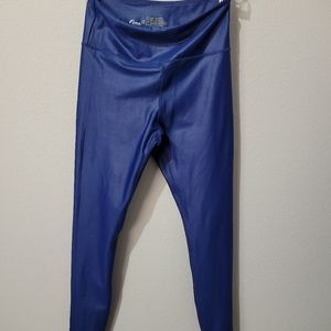 Zyia blue metallic light n tights